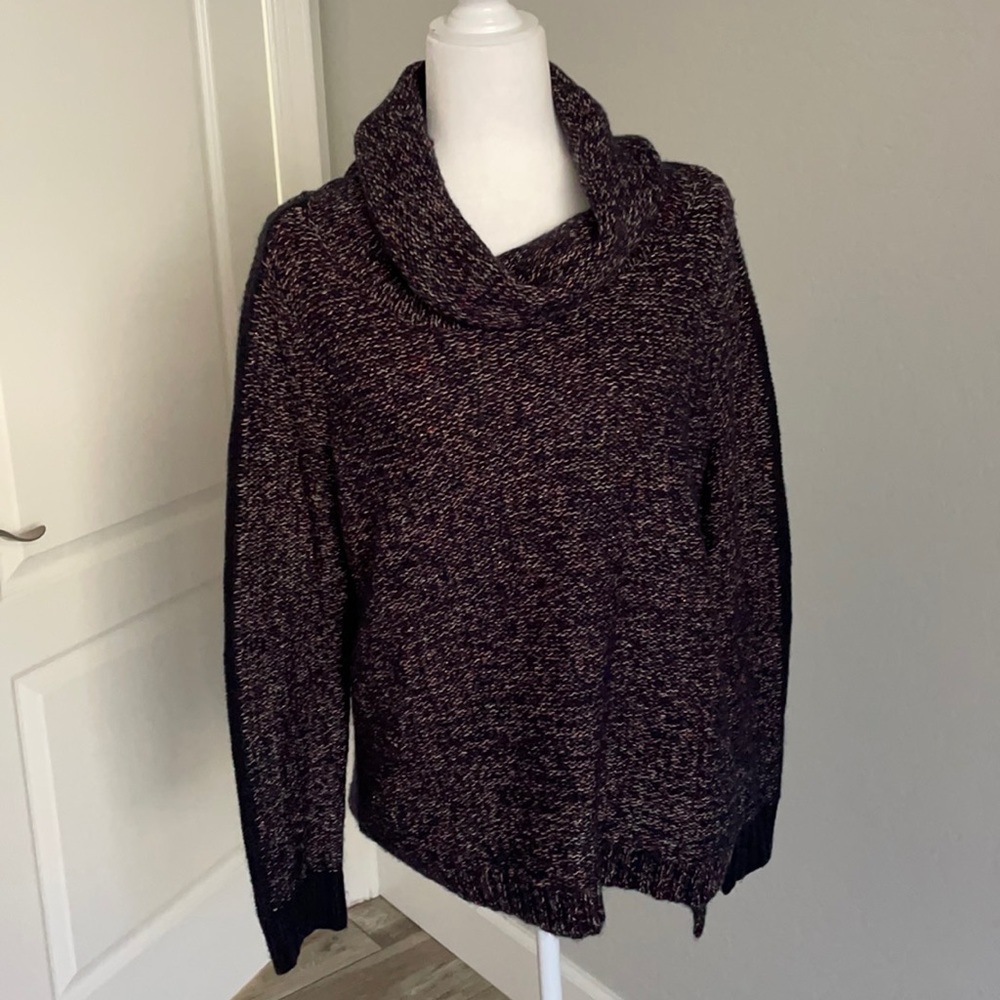 The Limited cowl neck multi color sweater